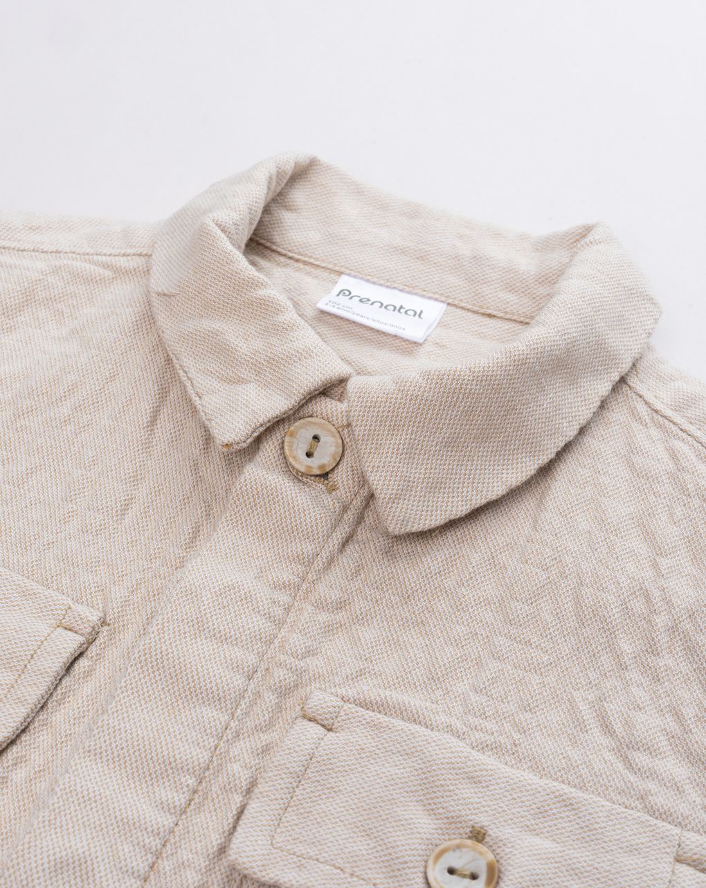 Camicia elegante bambino beige