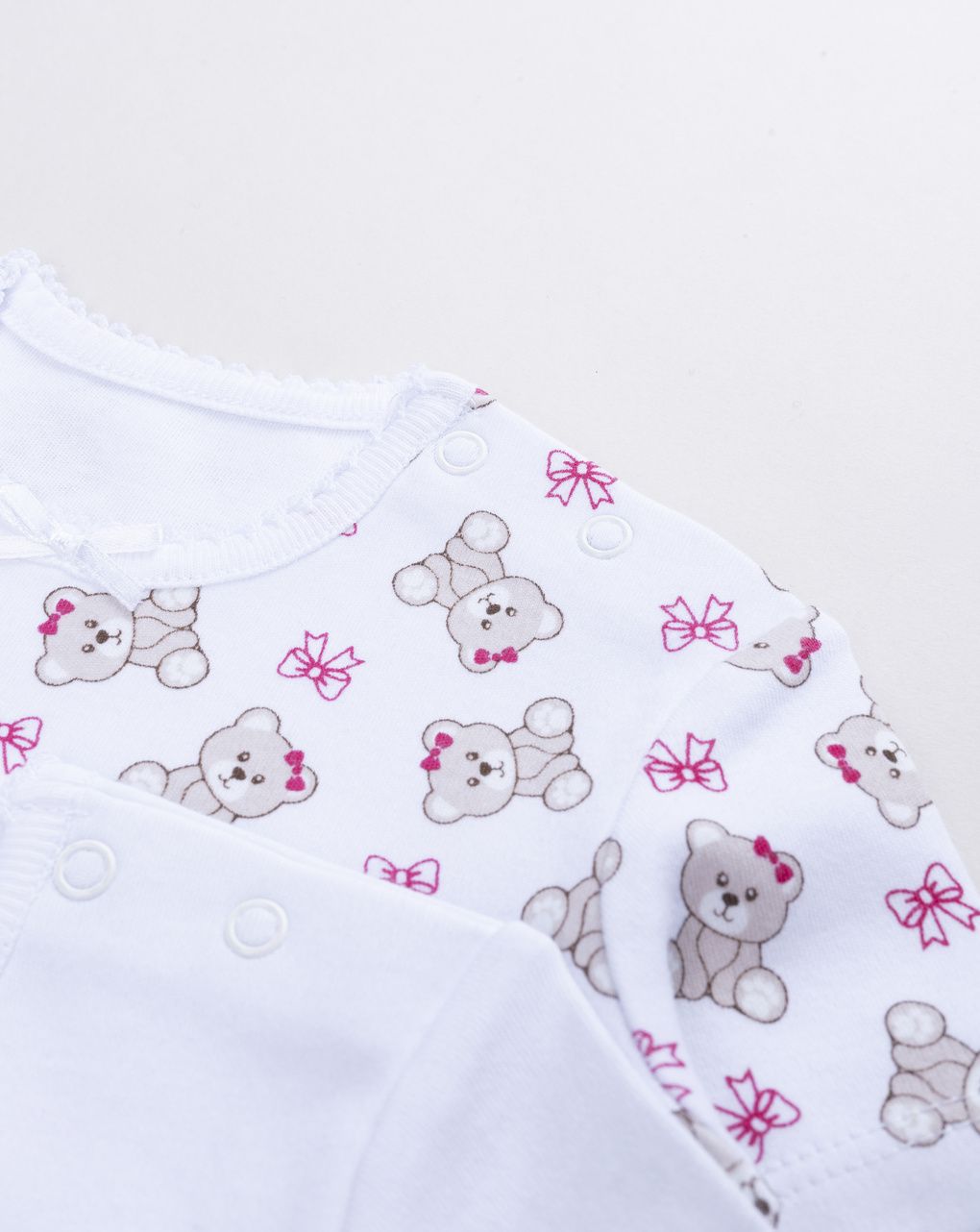 Pack 2 body bimba teddy manica corta