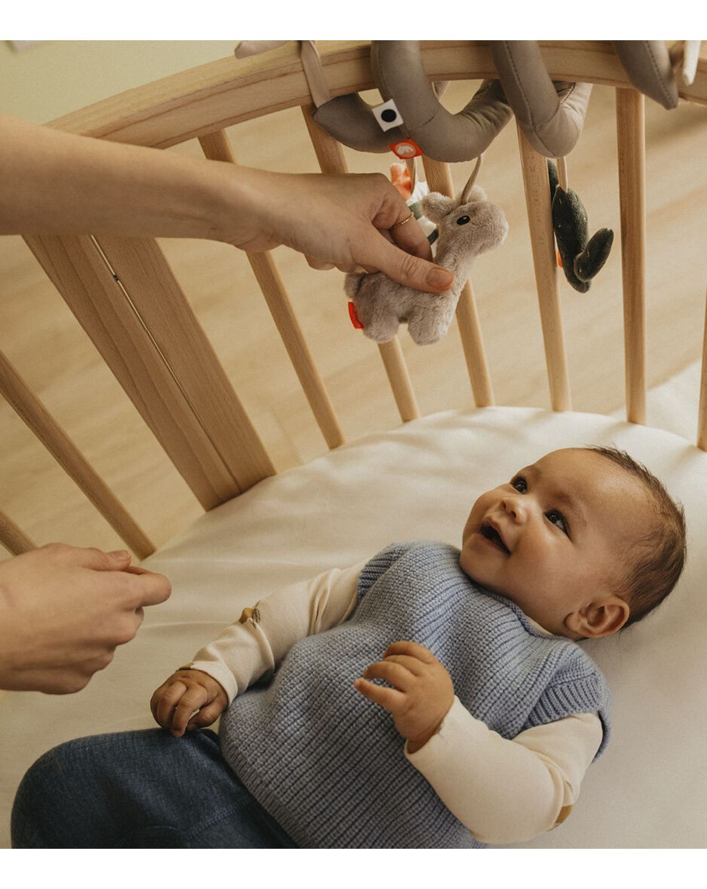 Lenzuolo per letto sleepi™ v3 - birch beige - stokke®