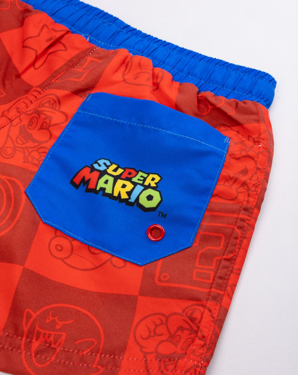 Costume boxer bambino super mario rosso