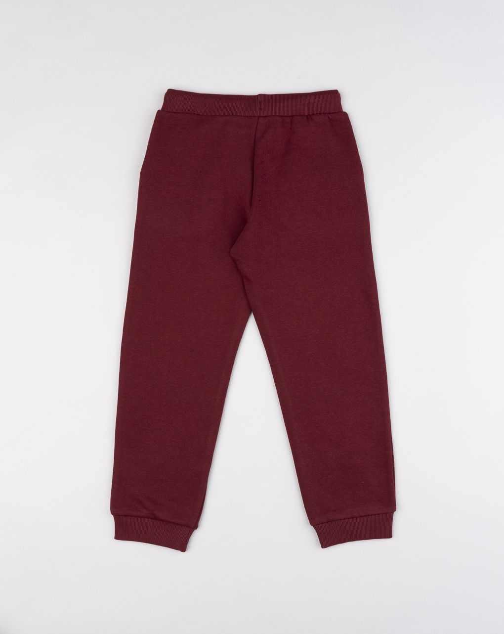 Pantalone bambino bordeaux mini stampa