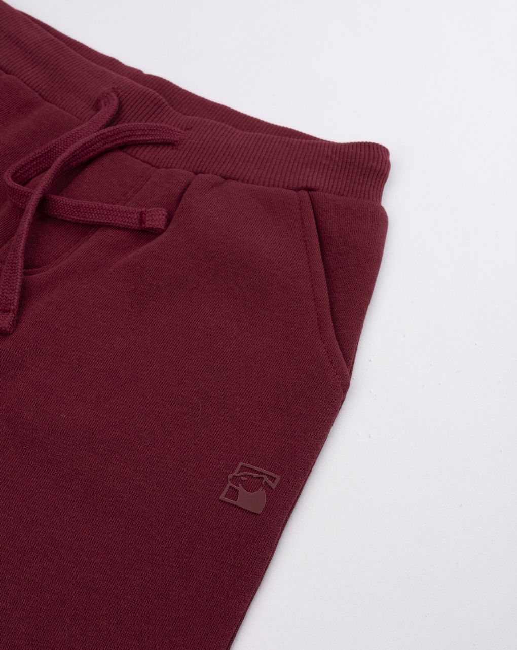 Pantalone bambino bordeaux mini stampa