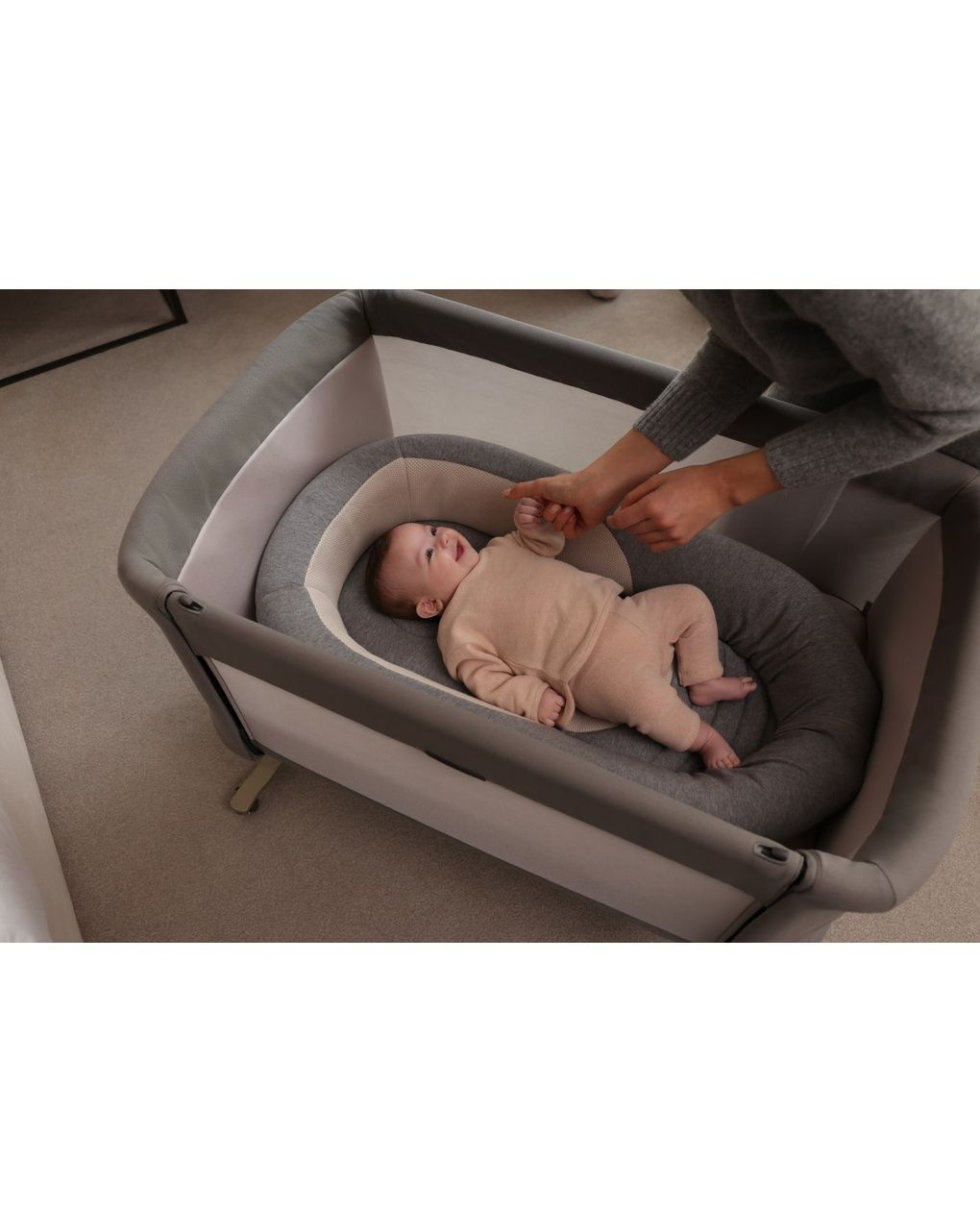 Culla welcome bed colore baku grey - inglesina