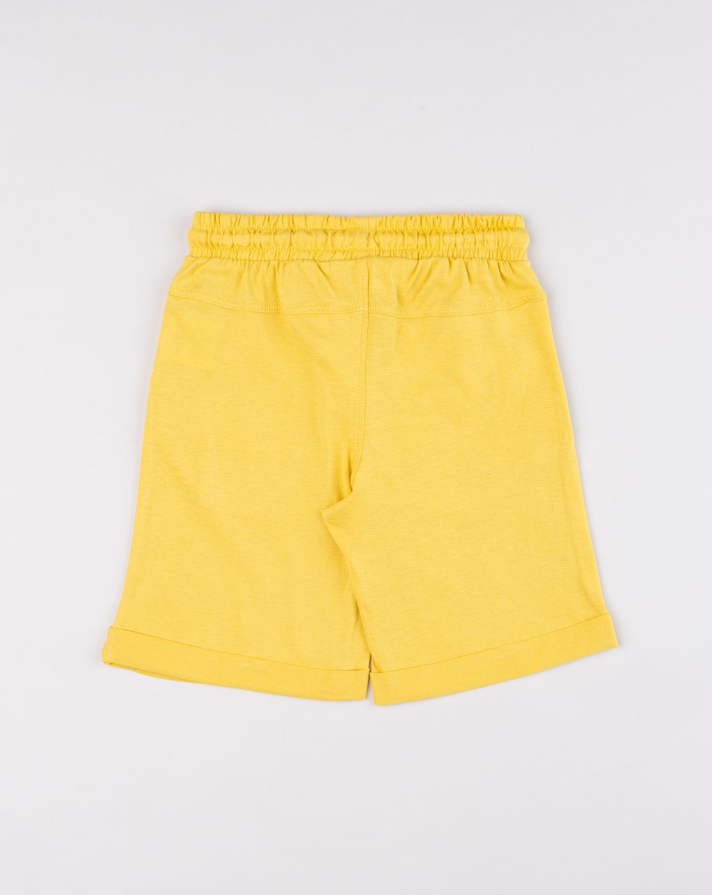 Pantaloncini bambino in jersey giallo