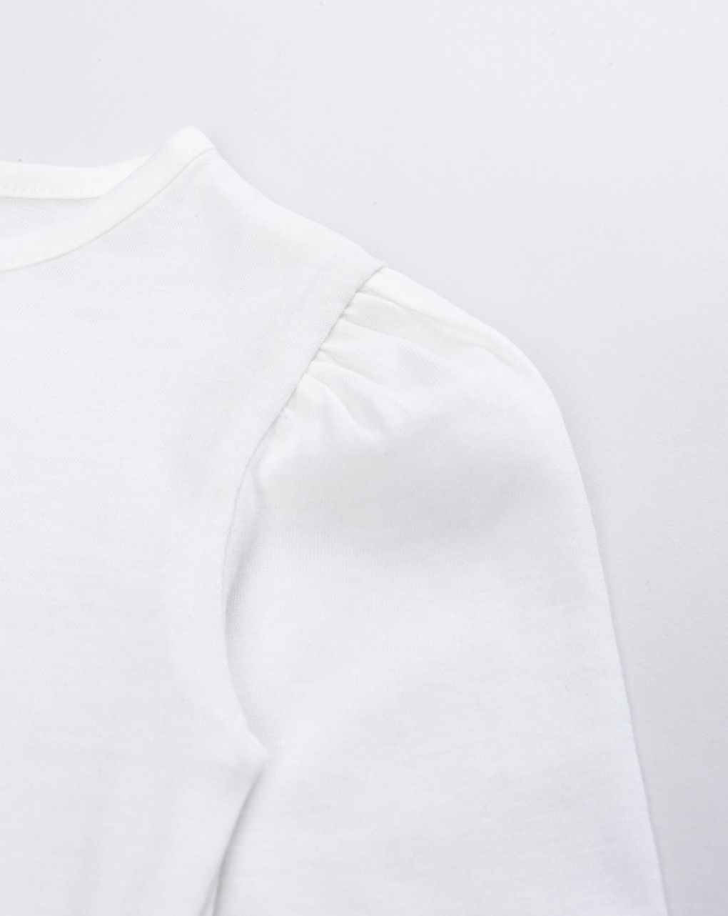 T-shirt a maniche lunghe bianco da bimba "sweet love"