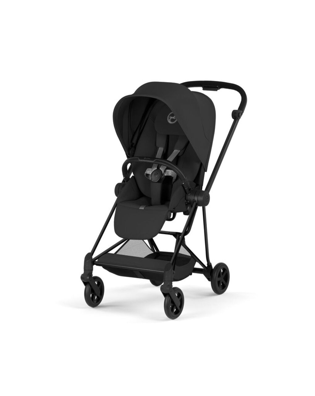 Duo mios comfort matt black incl. lux carry cot fold sepia black - cybex platinum