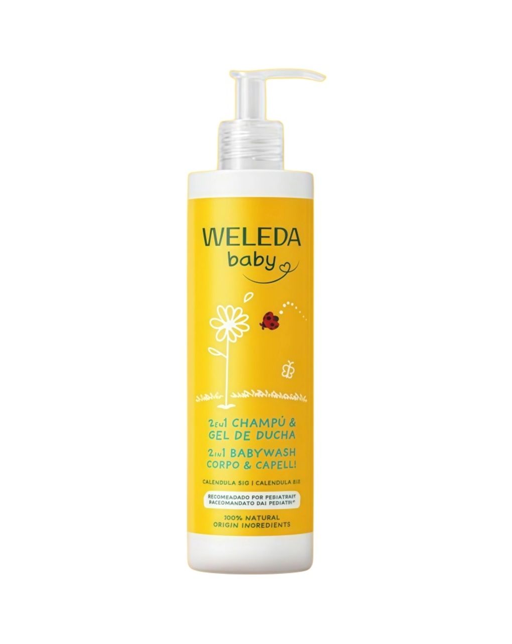 Shampoo e bagnoschiuma calendula baby 400ml - weleda