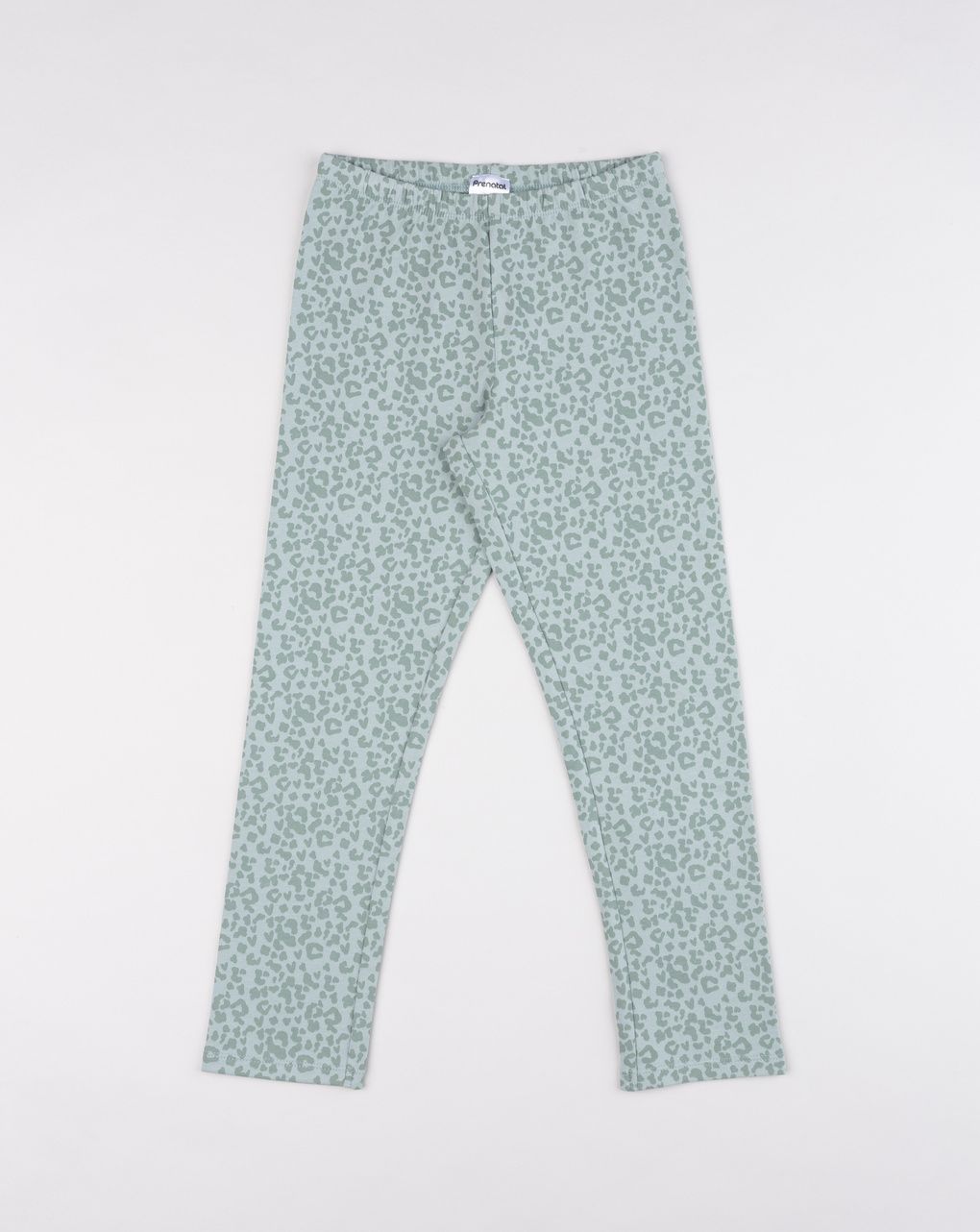 Legging bambina verde maculato