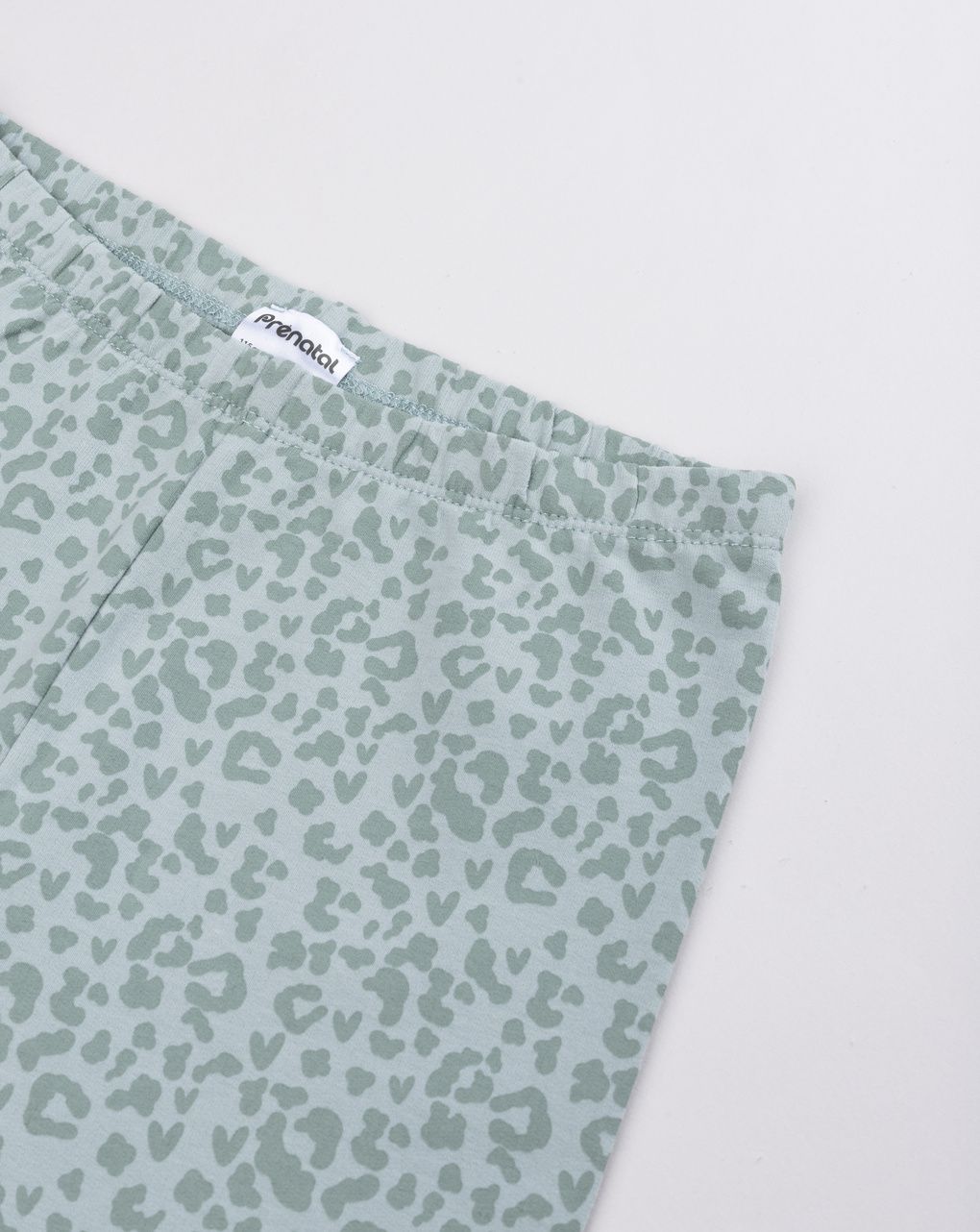 Legging bambina verde maculato