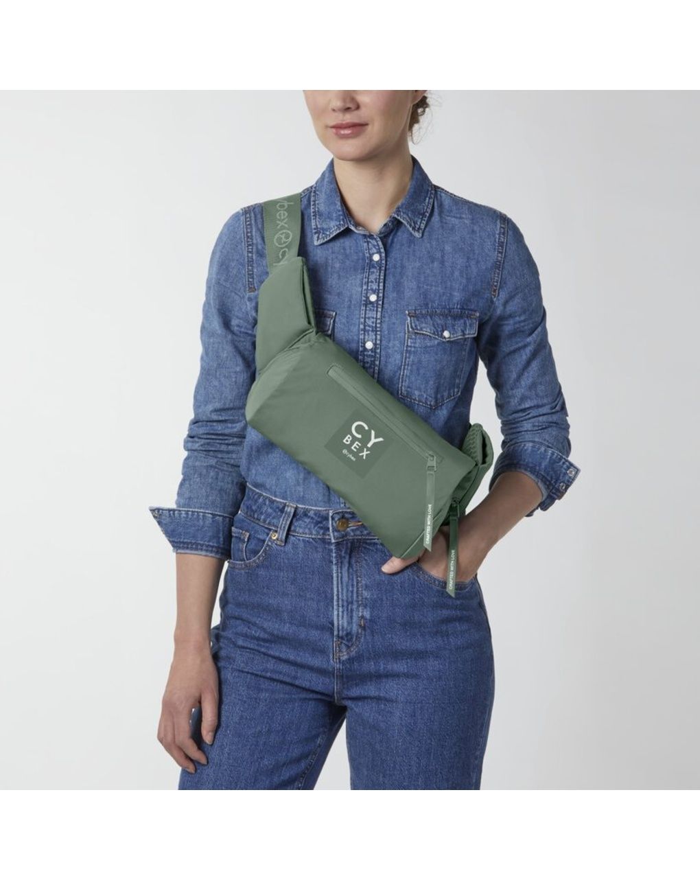 Coya carrier leaf green - cybex platinum