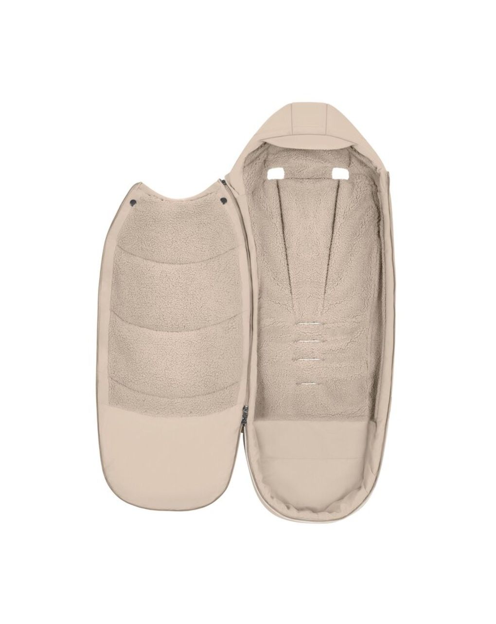 Sacco coprigame platinum footmuff cozy beige - cybex platinum