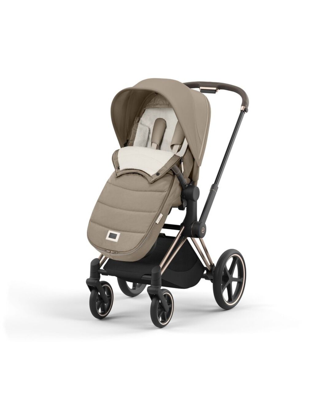 Sacco coprigame platinum footmuff cozy beige - cybex platinum
