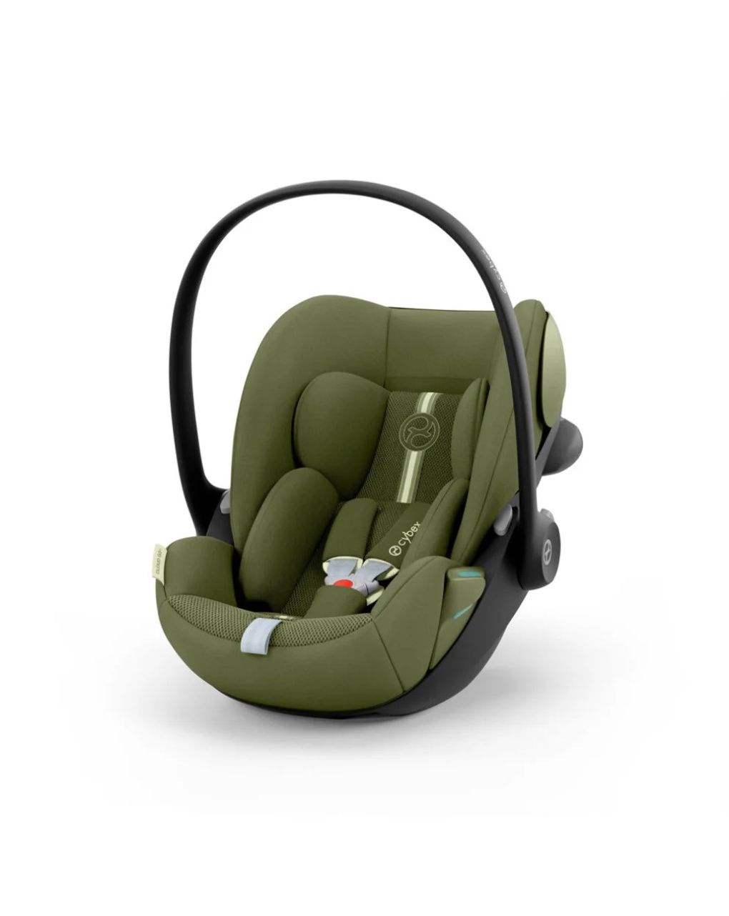 Trio balios s lux tpe moss green con navicella cots e seggiolino cloud g3 plus moss green + adatt. - cybex