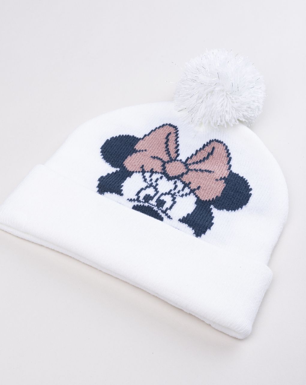 Cappello bimba minnie ponpon