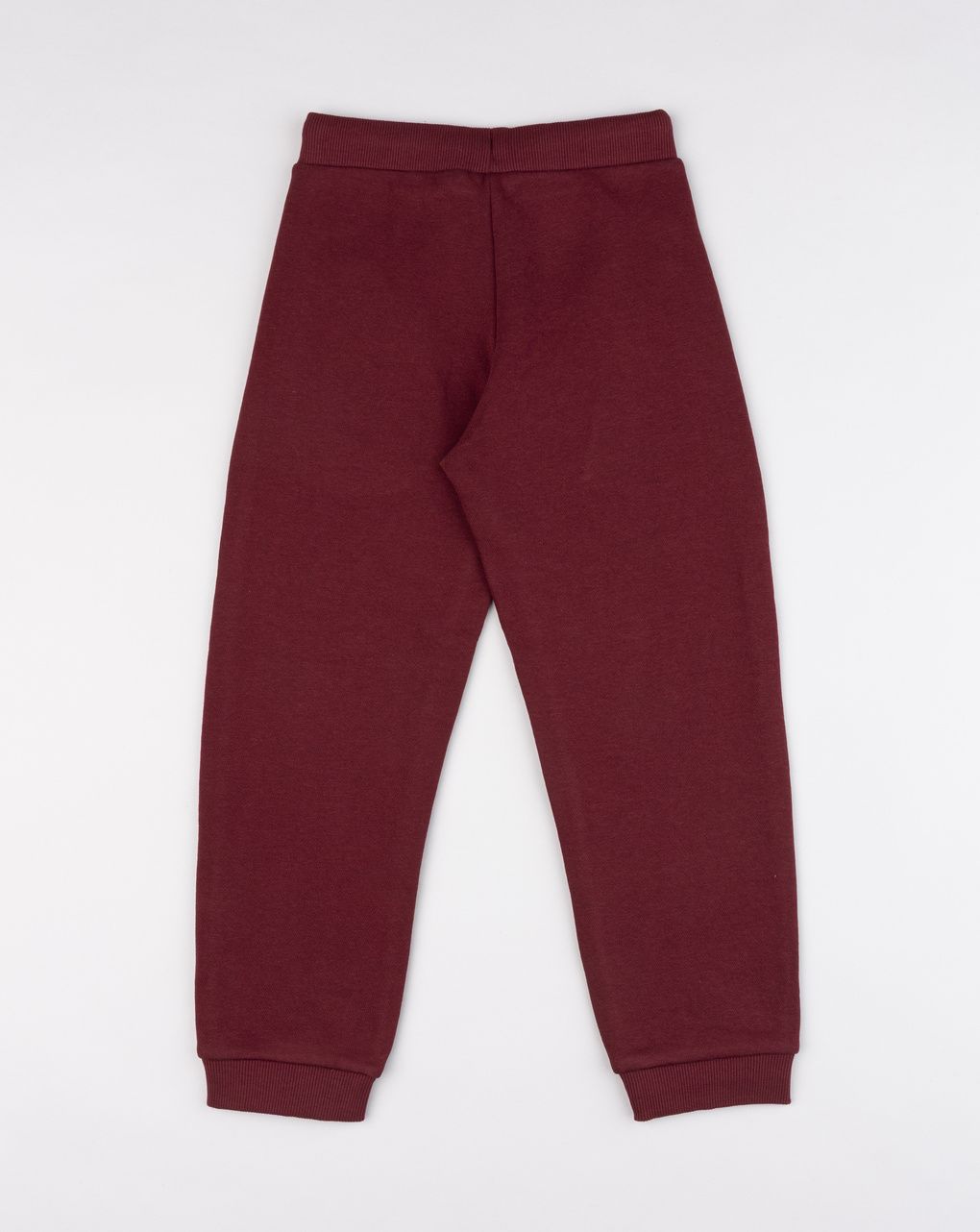Pantalone felpato bambino bordeaux
