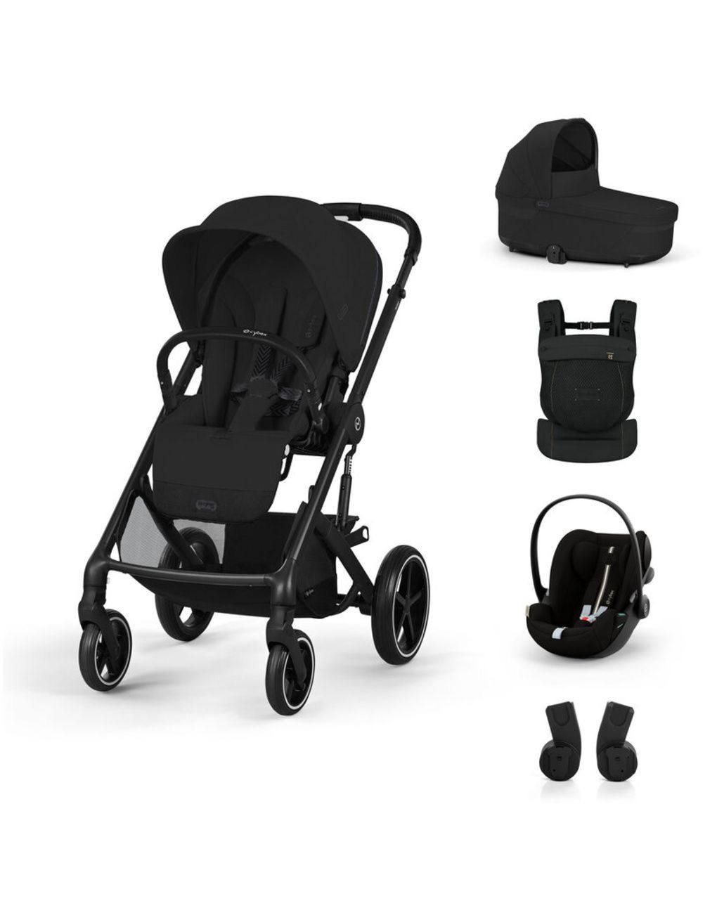 Pack s trio balios s lux moon black cloud g3 e amya magic black - cybex