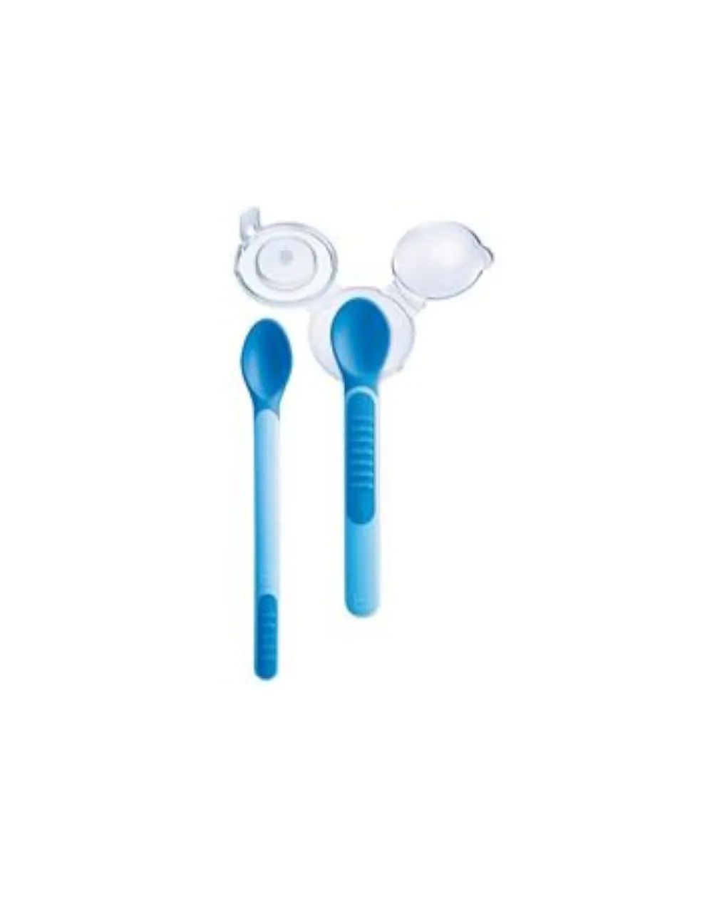 Cucchiaino heat sensitive & cover azzurro - mam