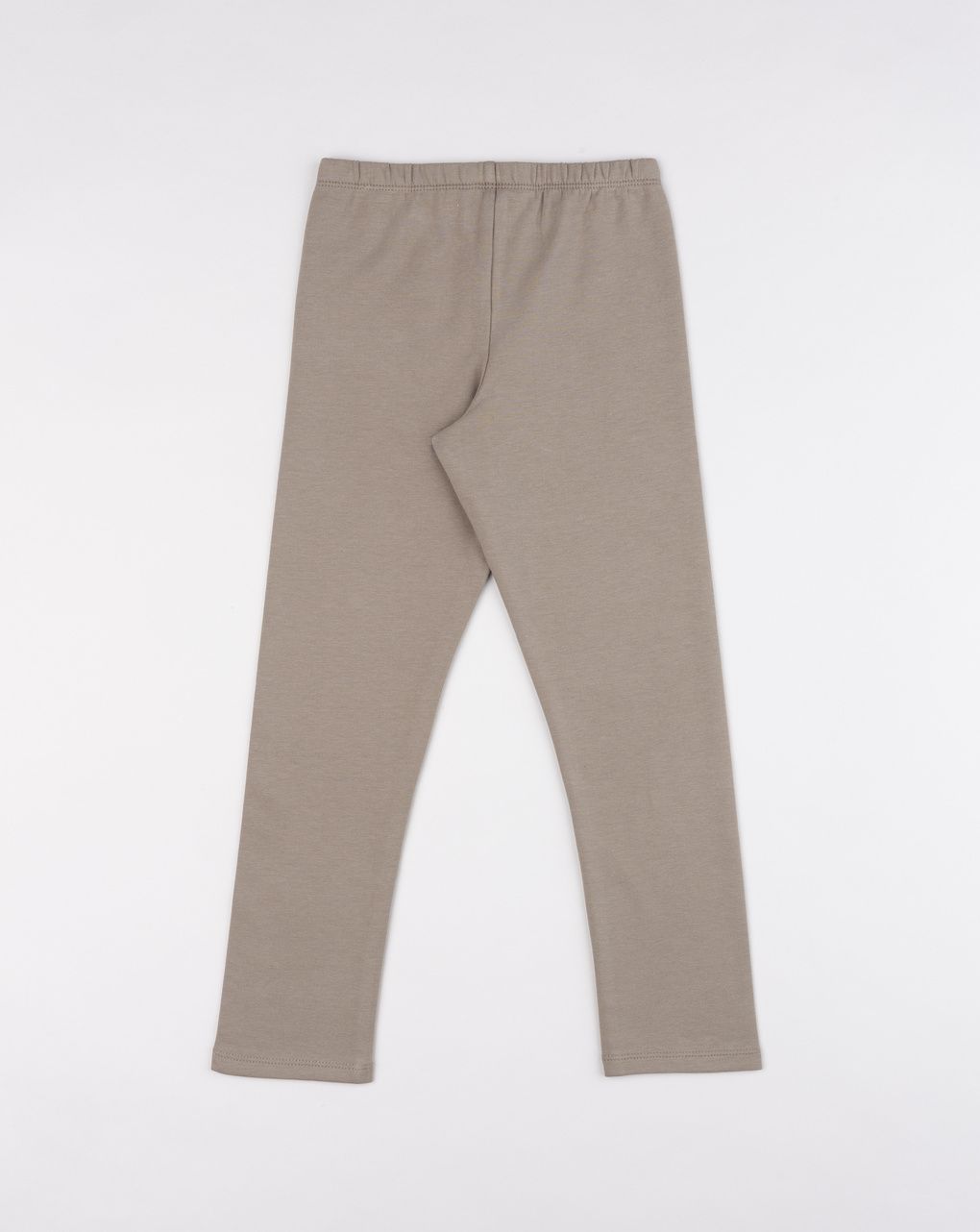 Legging bambina marrone ricamo cuore