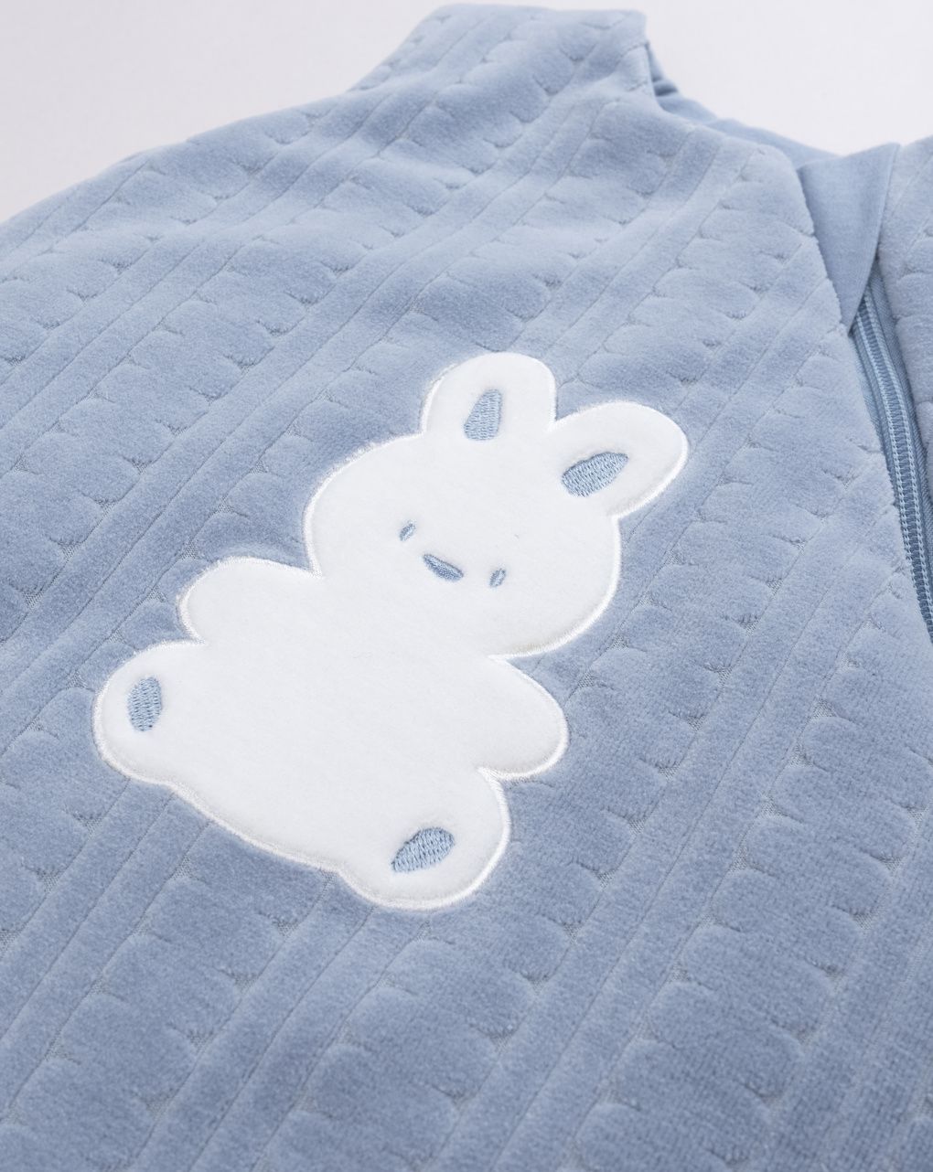 Sacco nanna neonato azzurro scuro coniglietto - tog 2.5