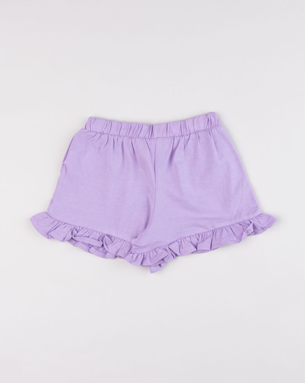 Shorts lilla bambina con volant
