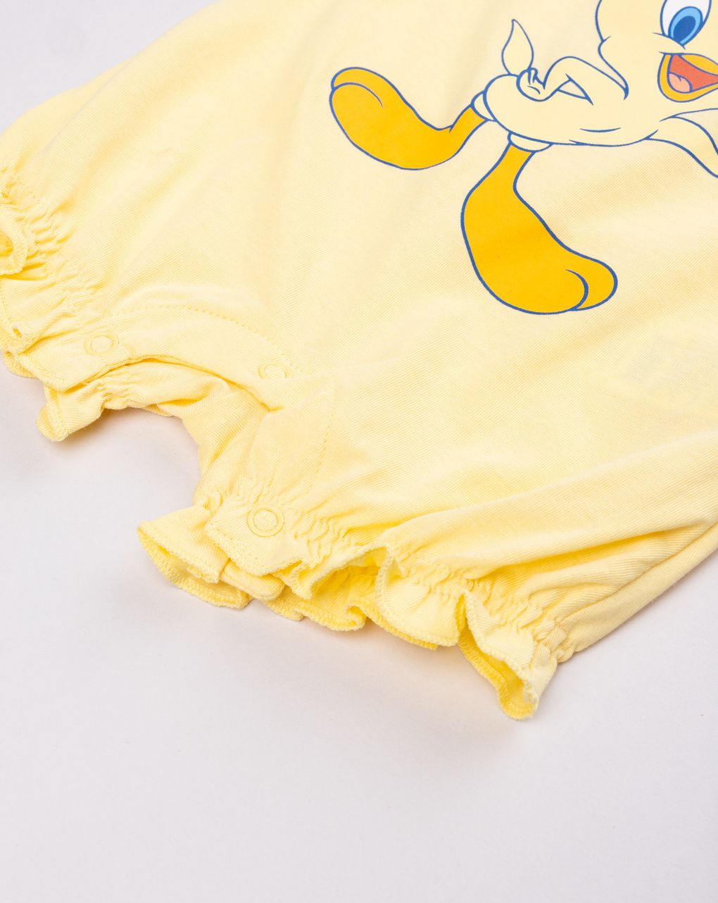 Pagliaccetto bimba tweety "happy" giallo pastello
