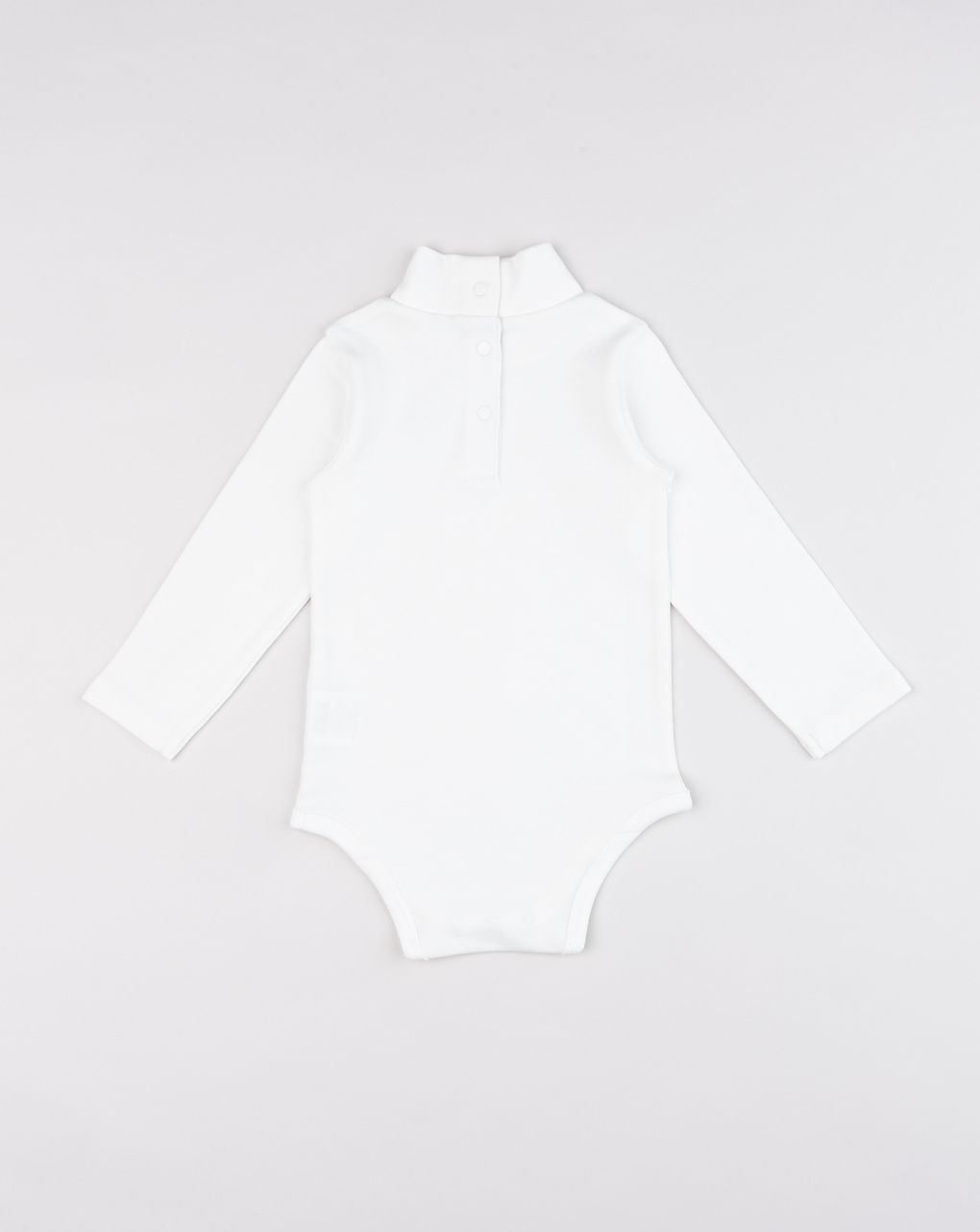 Body lupetto bimba bianco