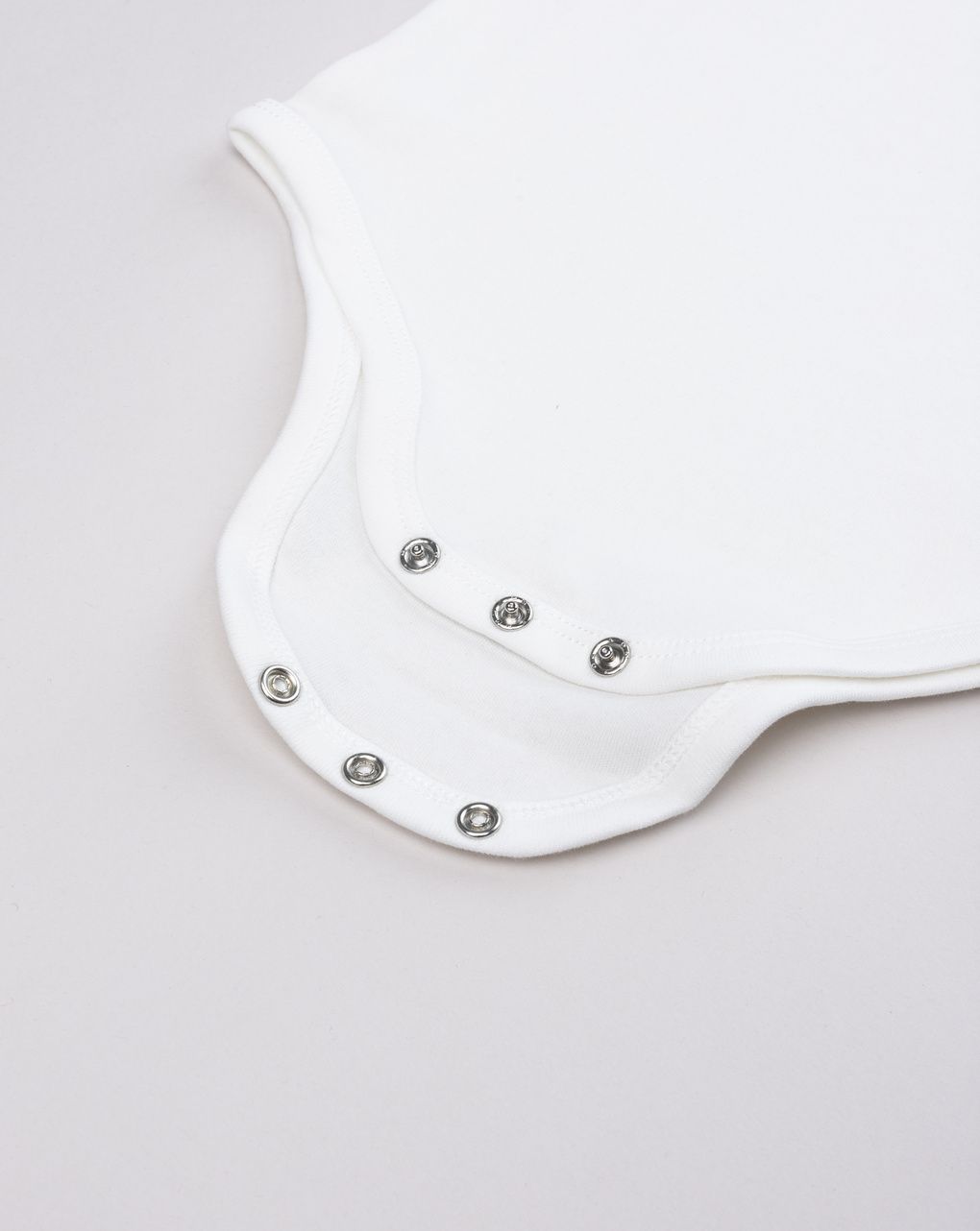 Body lupetto bimba bianco