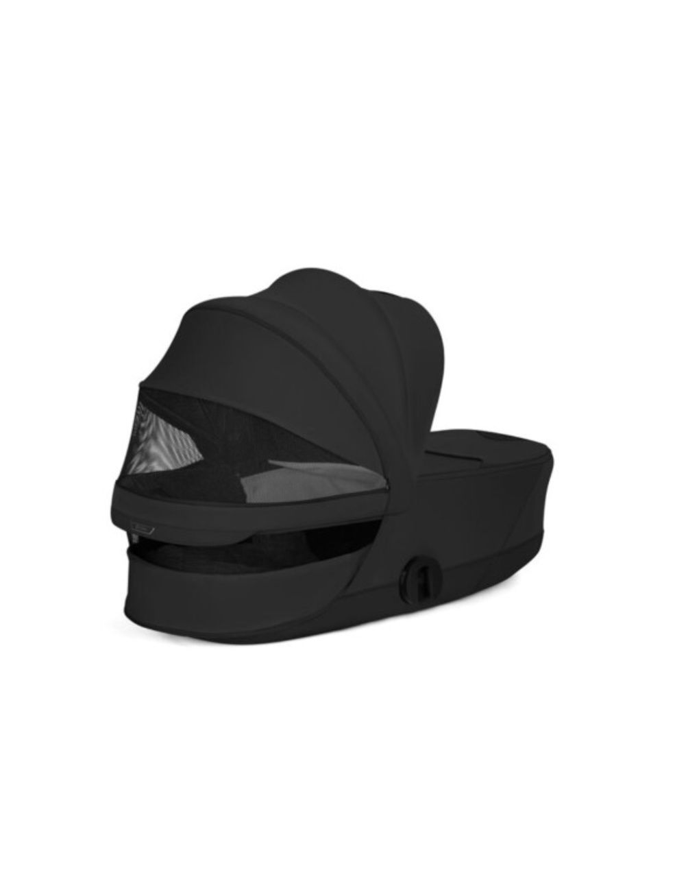 Navicella richiudibile lux carry cot per mios/coya sepia black - style collection - cybex platinum