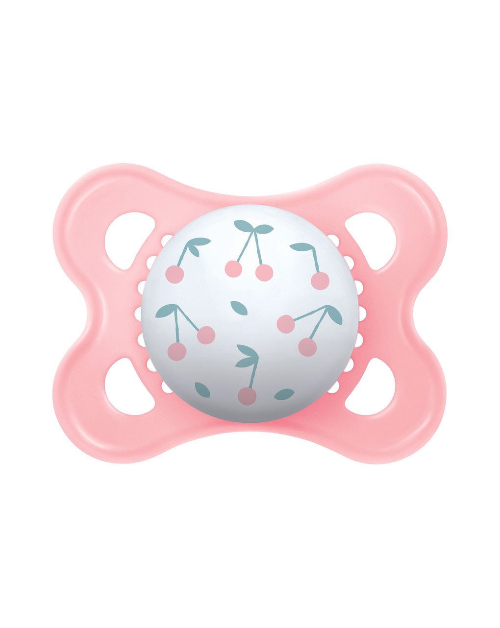 Mam original succhietto 2-6 mesi (set da 2), ciuccio mam 2-6 mesi con tettarella ortodontica in caucciù, rosa/neutro
