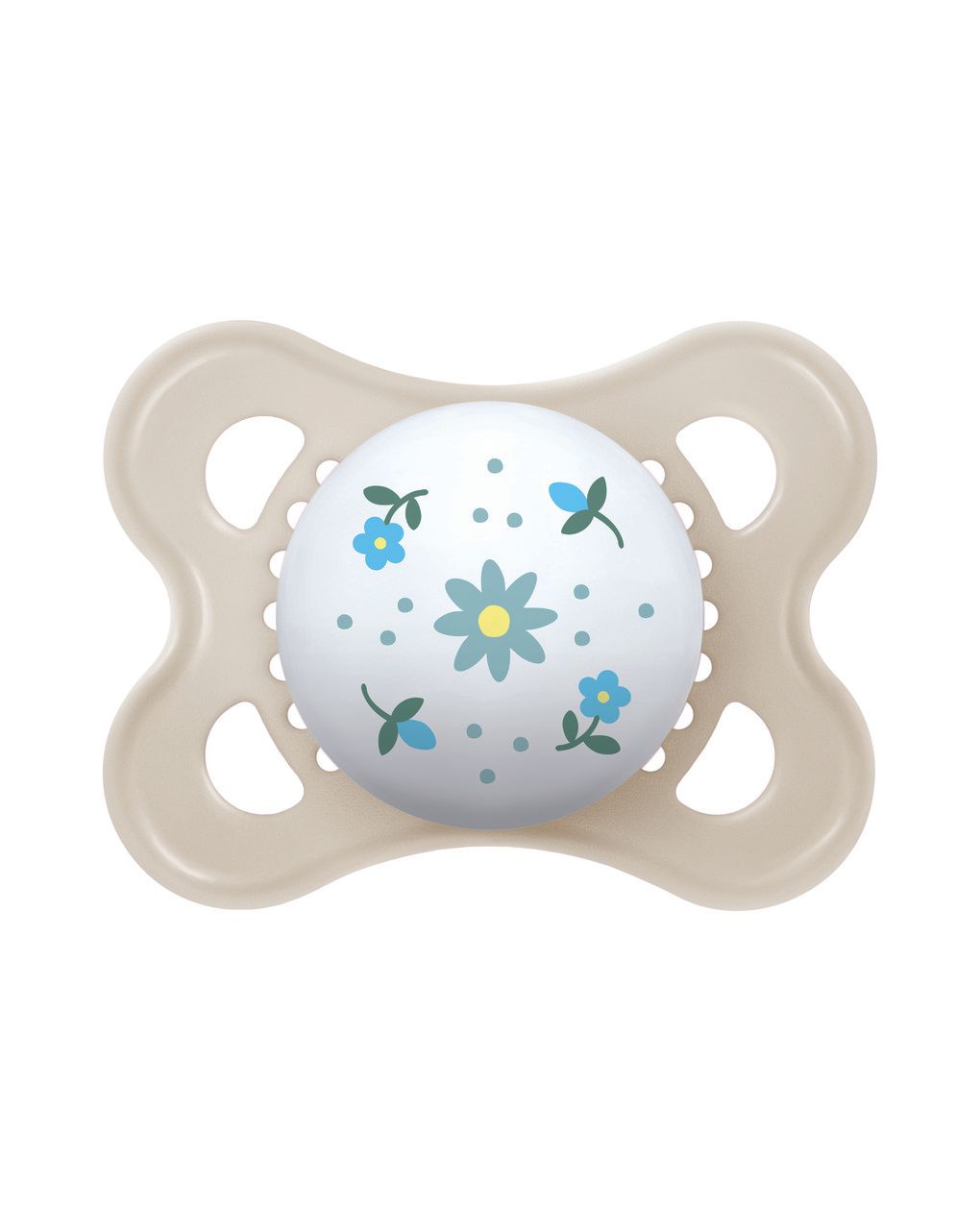 Mam original succhietto 2-6 mesi (set da 2), ciuccio mam 2-6 mesi con tettarella ortodontica in caucciù, rosa/neutro