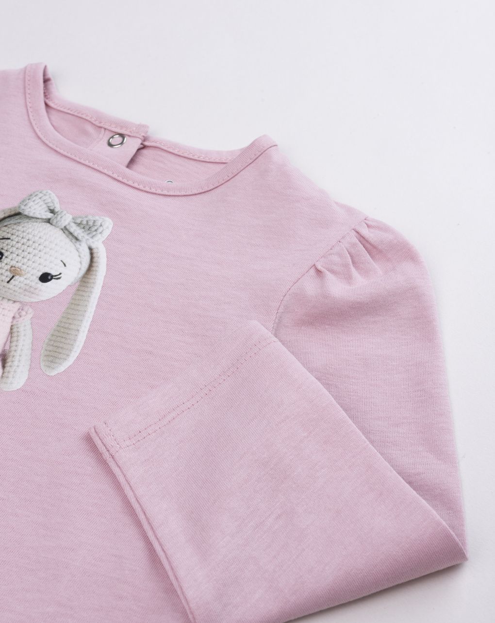 T-shirt bimba rosa stampata