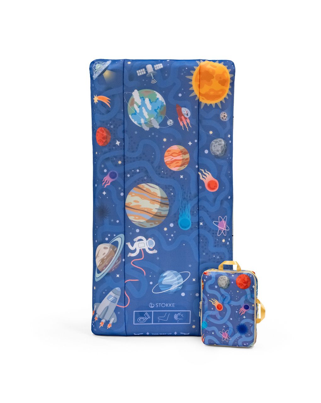 Stokke® jetkids™ cloudsleeper - lettino da viaggio portatile - labirinto spaziale