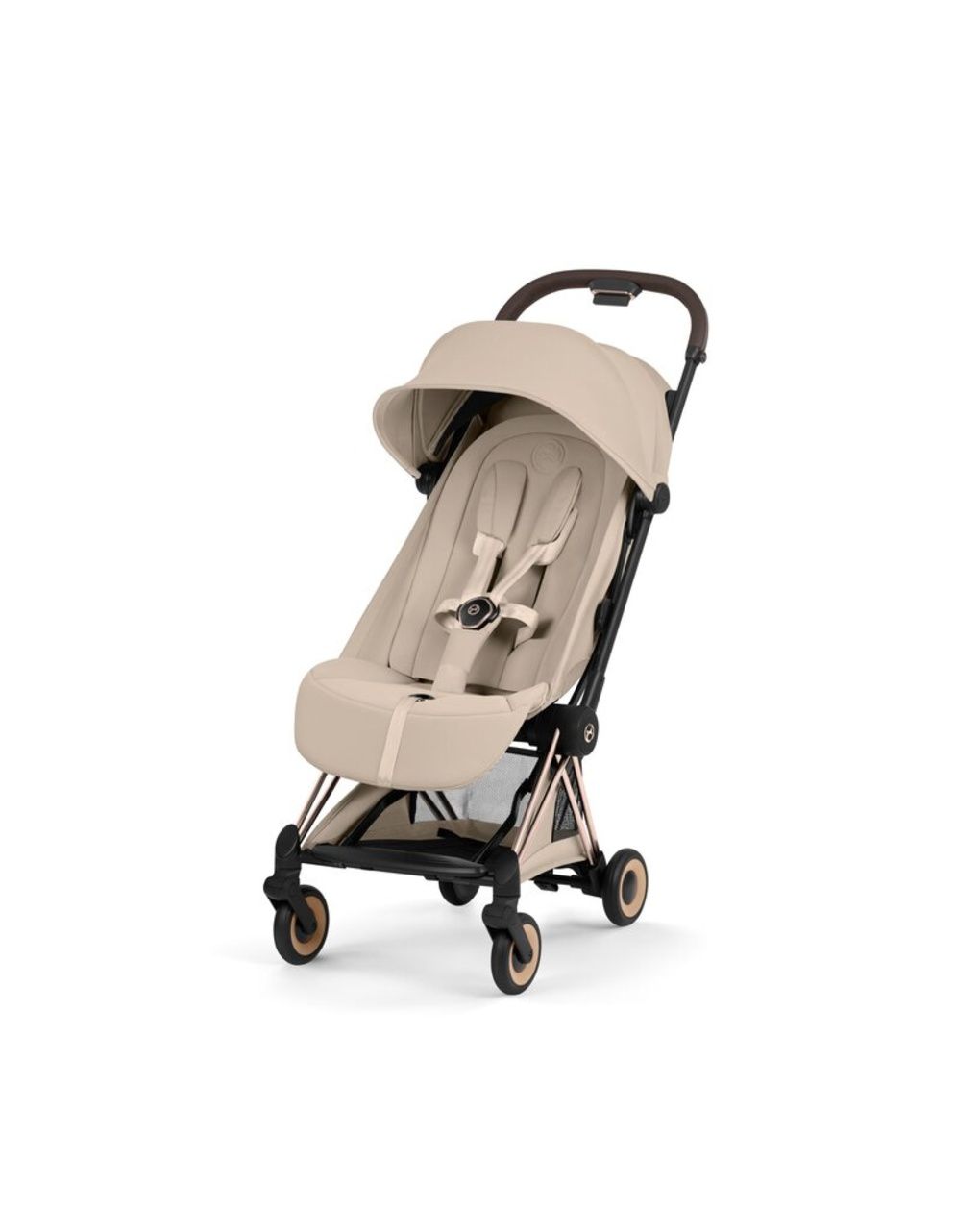 Passeggino coya style collection rosegold - cozy beige - cybex platinum