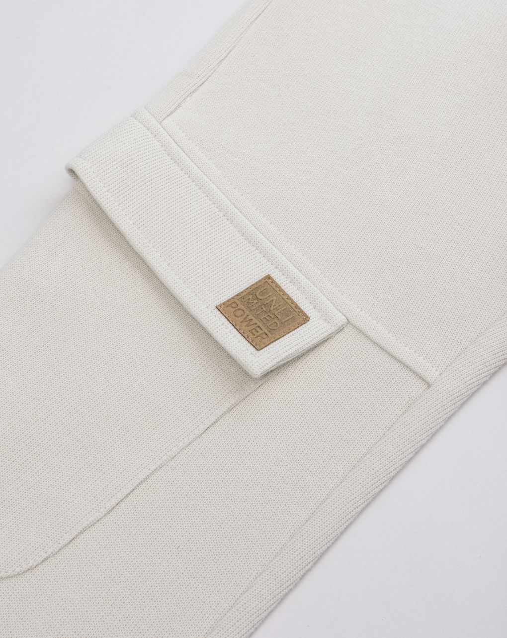 Pantaloni felpati bambino beige con tasconi