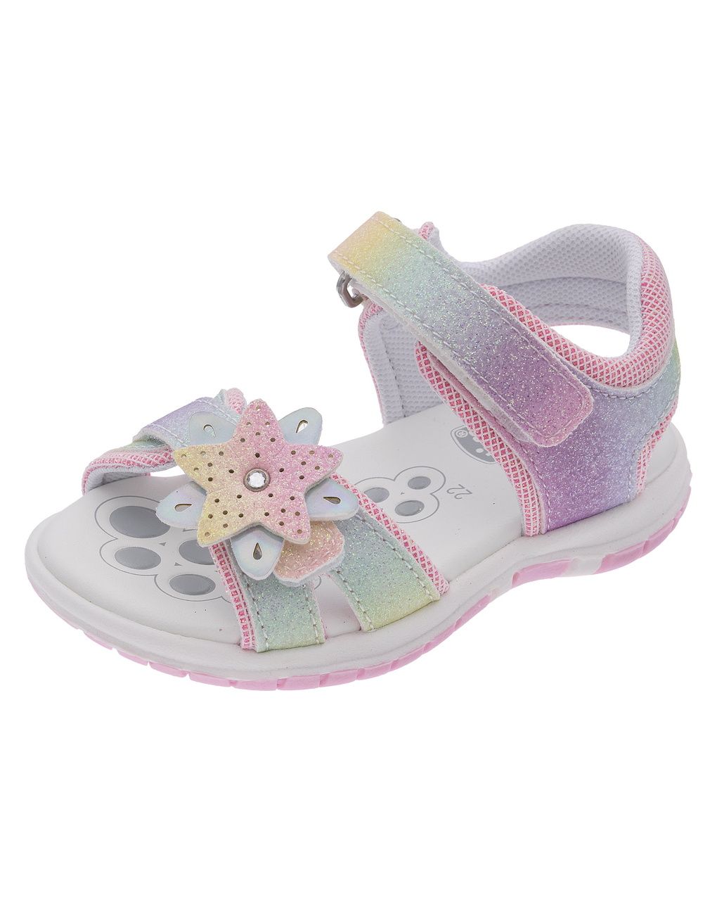 Sandalo bambina chicco fecola elegante con fiore