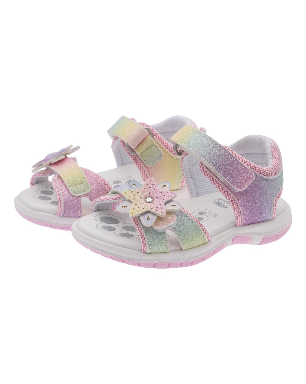 Sandalo bambina chicco fecola elegante con fiore