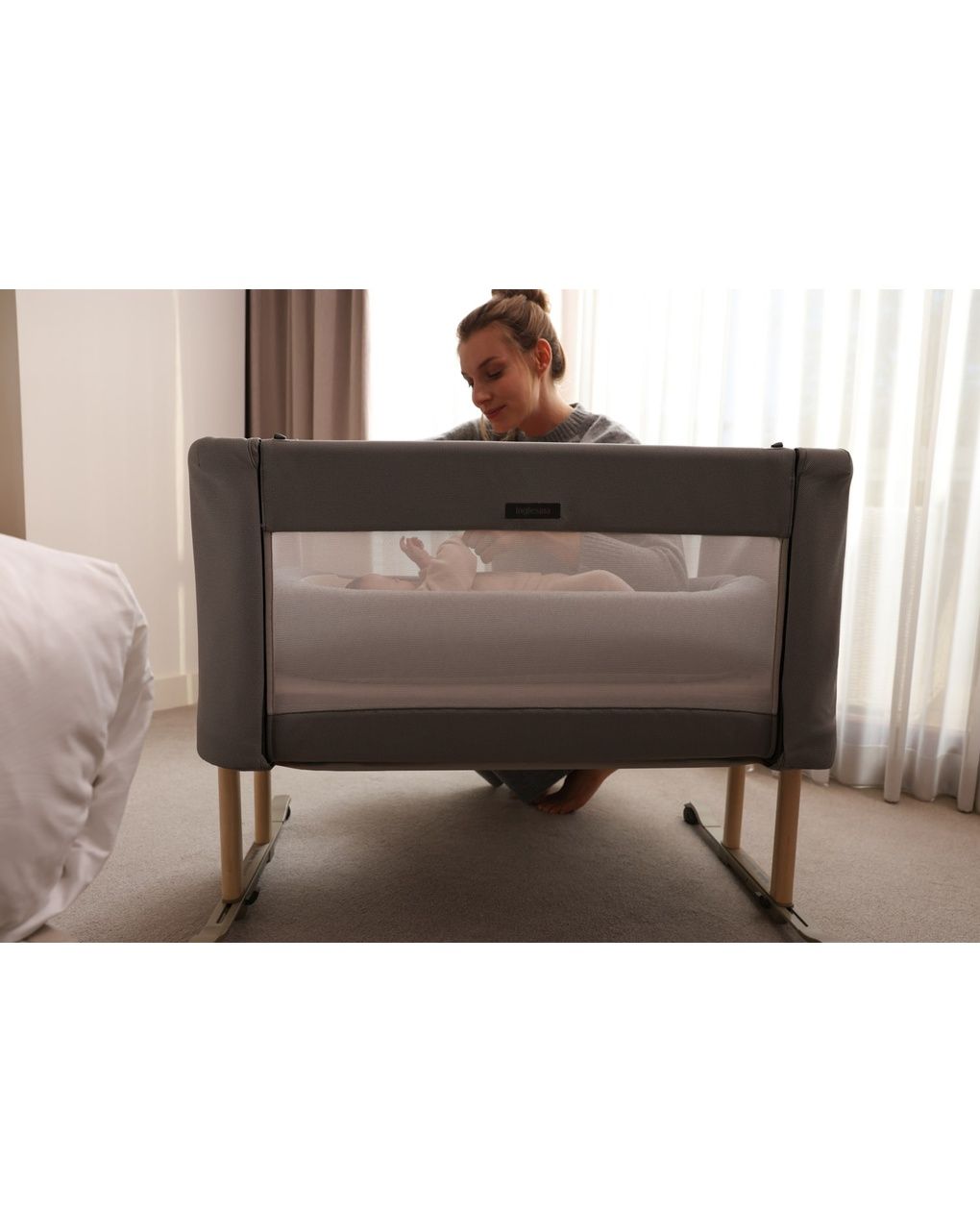 Culla welcome bed colore shiva grey - inglesina
