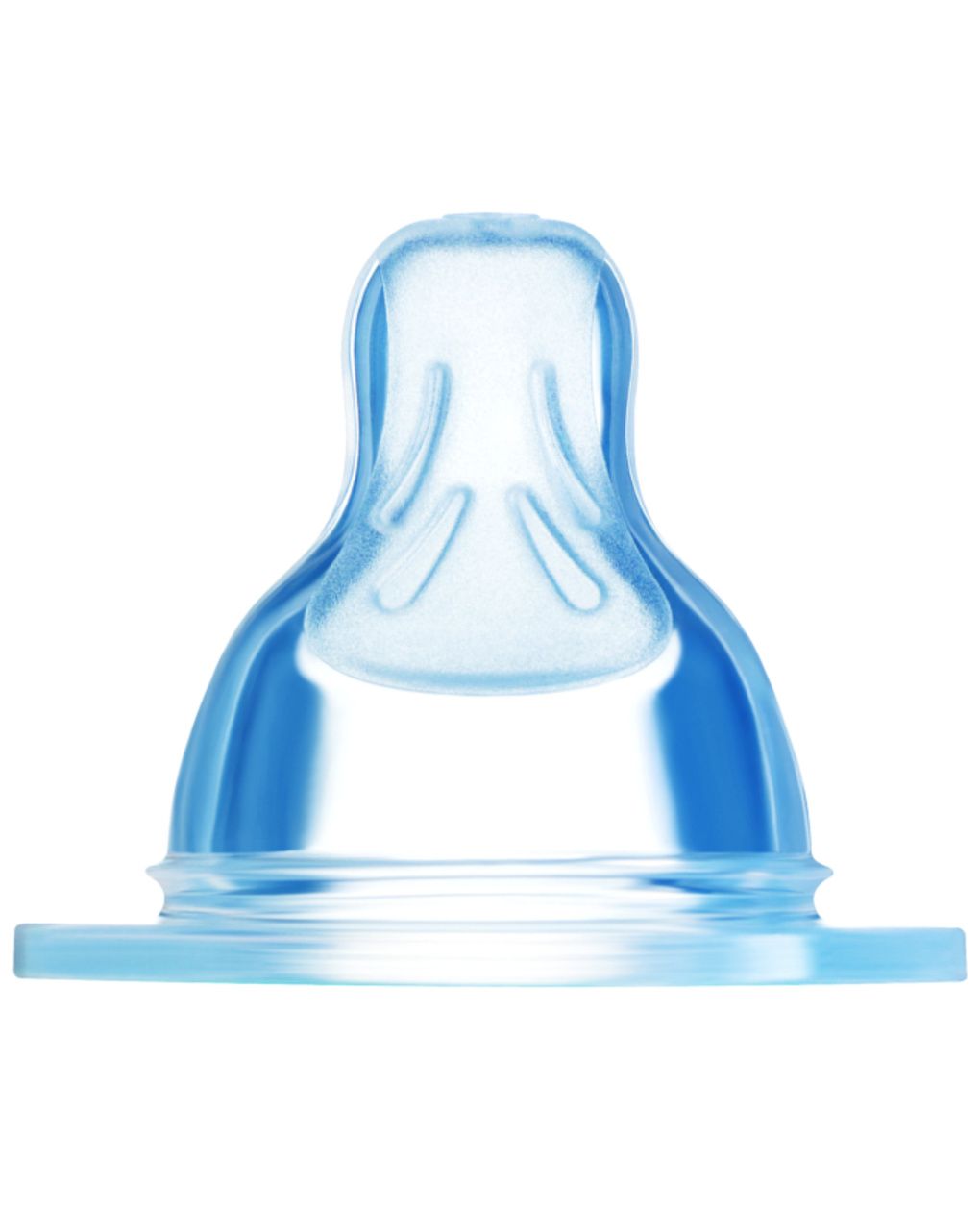 Mam tettarella misura 2 (set da 2), tettarella mam piatta e simmetrica in morbido silicone skinsoft, 2+ mesi