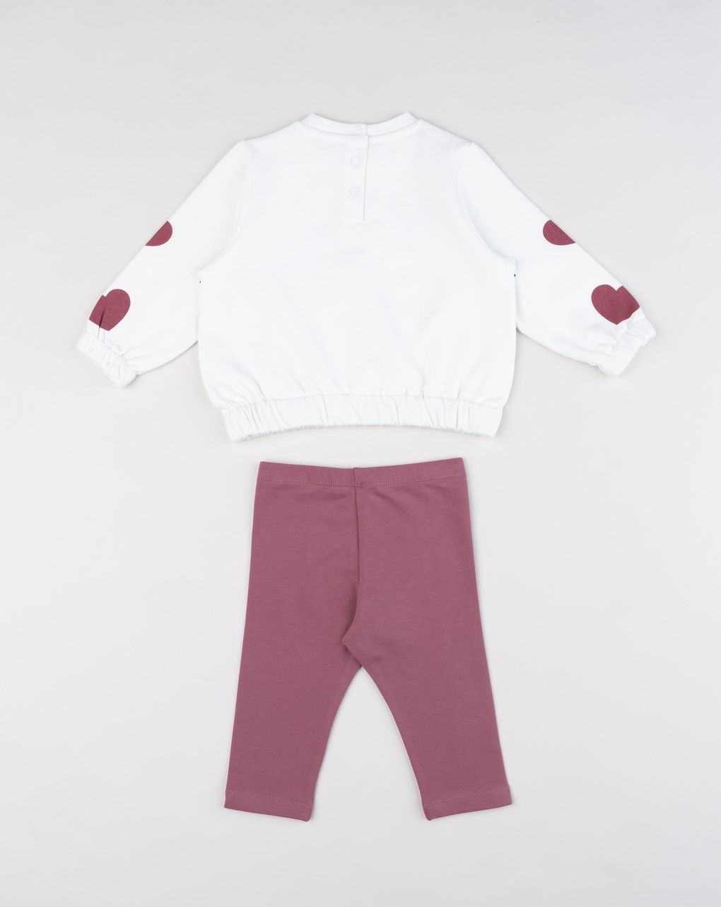 Completo neonata 2 pezzi felpa e leggings minnie