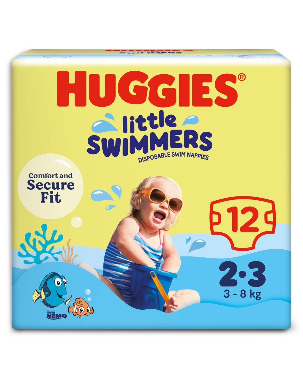 Pannolino-costumino little swimmers small taglia 2-3 (3-8 kg) - huggies