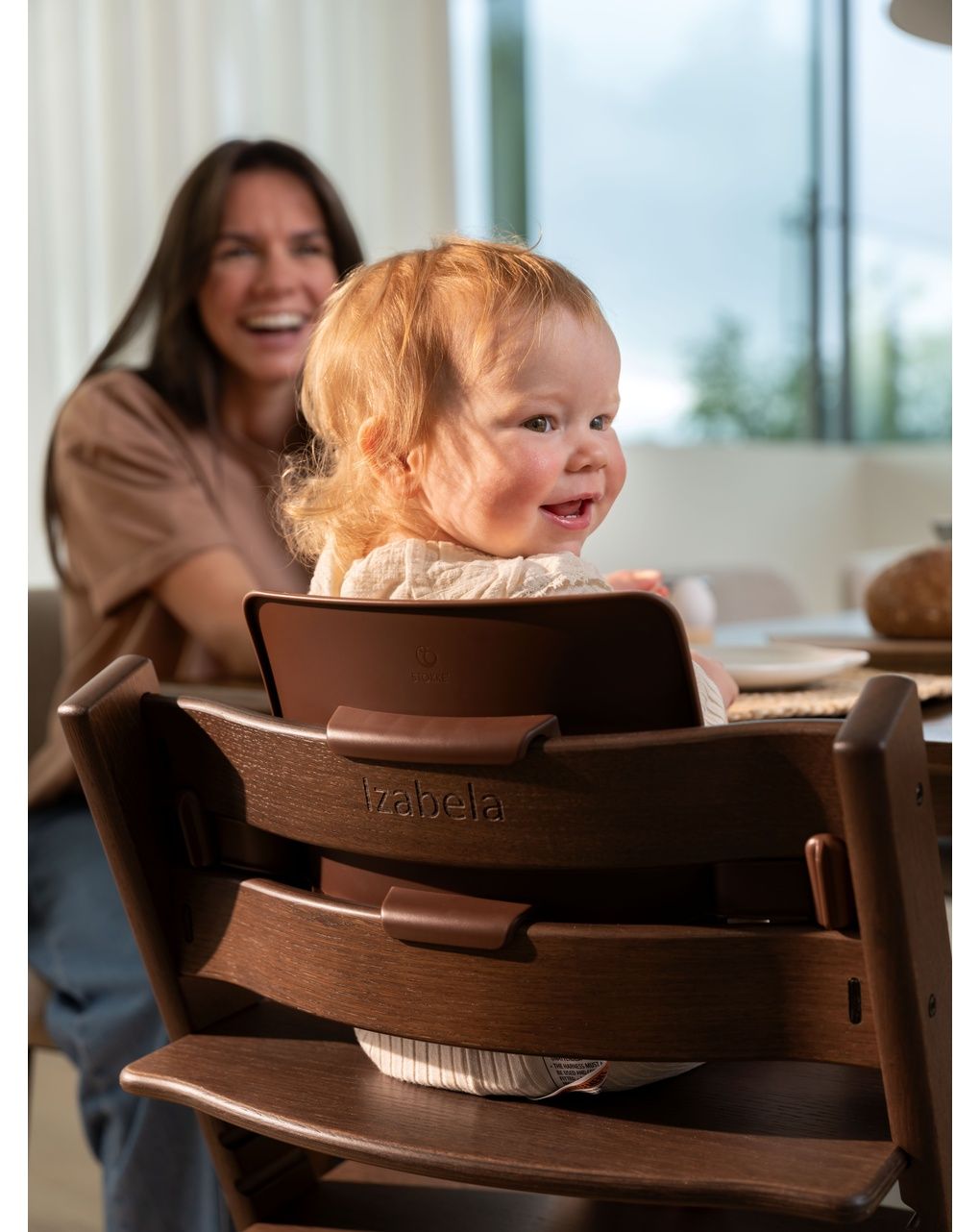 Sedia tripp trapp®  faggio - prodotto personalizzabile - marrone - stokke®