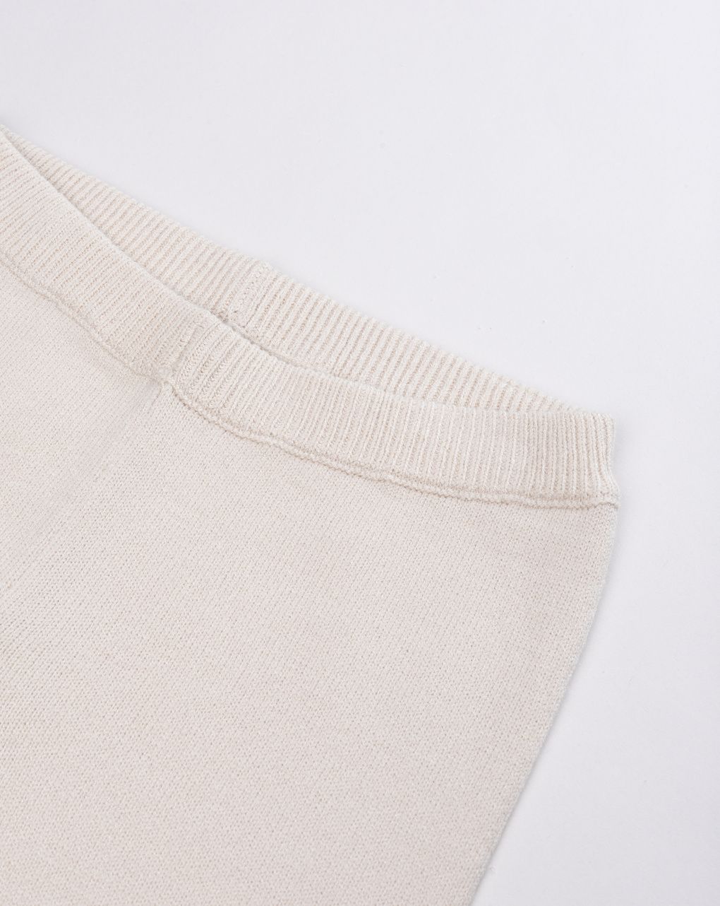 Pantalone palazzo tricot bambina beige