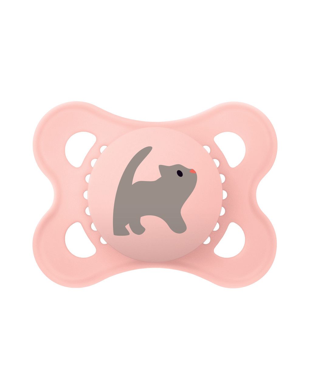 Mam original succhietto 2-6 mesi (set da 2), ciuccio mam 2-6 mesi con tettarella ortodontica in silicone, rosa/lilla