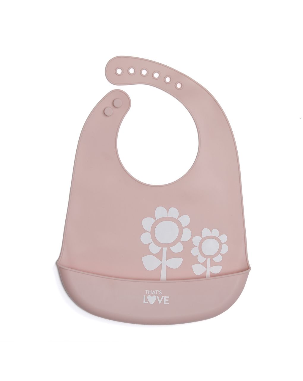Bavaglino in silicone pink - that's love