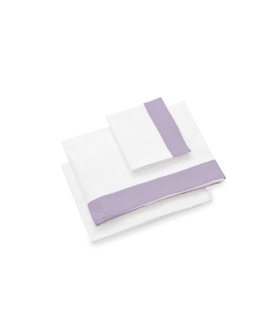 Set lenzuola 2 pz culla infinito muslin lilla - italbaby