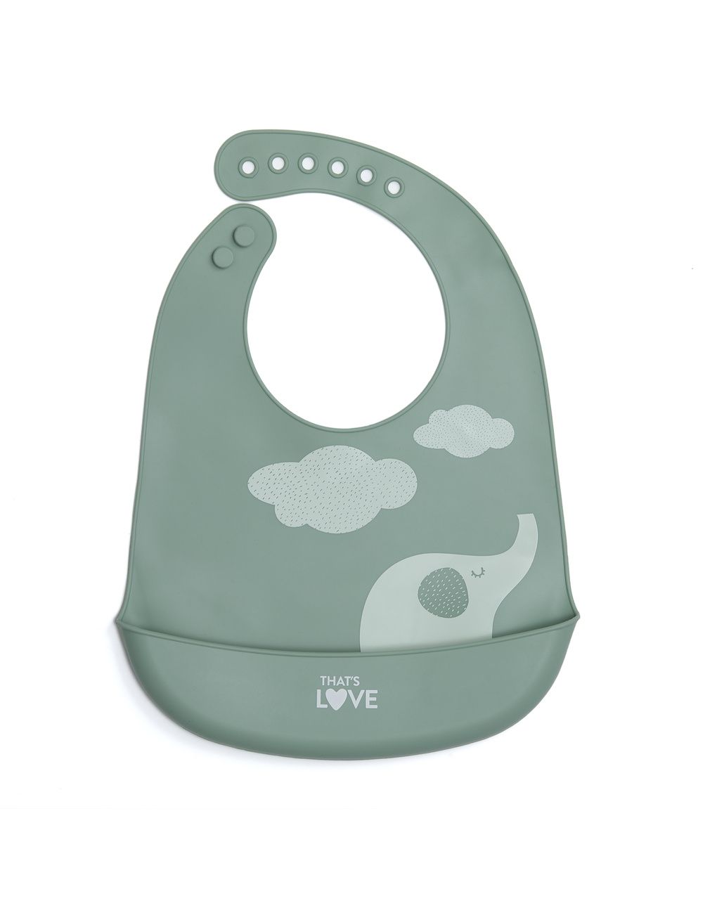 Bavaglino in silicone green - that's love