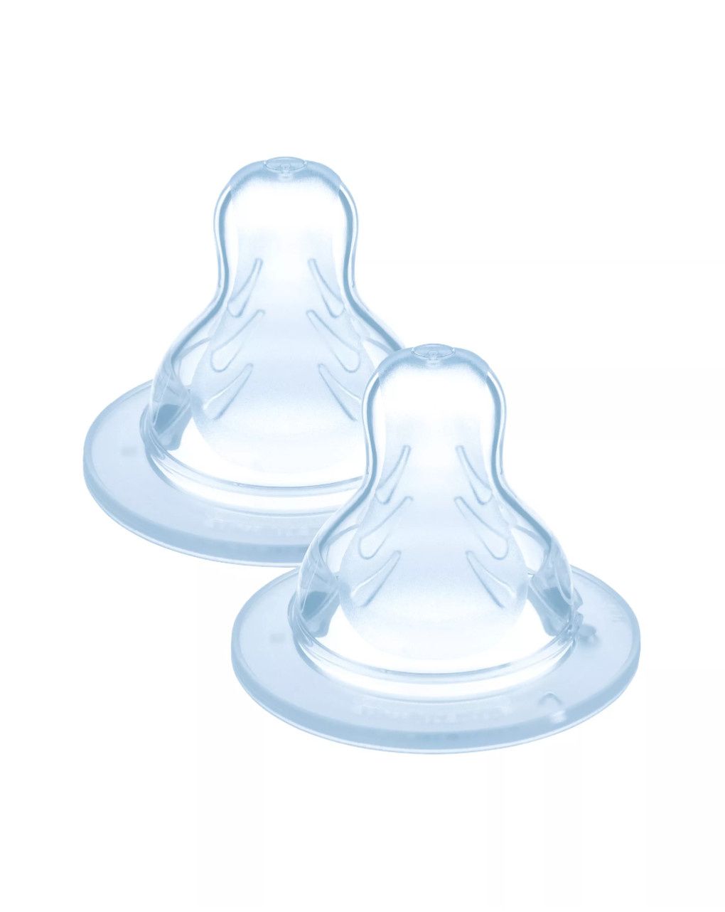 Mam tettarella misura 1 (set da 2), tettarella mam piatta e simmetrica in morbido silicone skinsoft, 0+ mesi