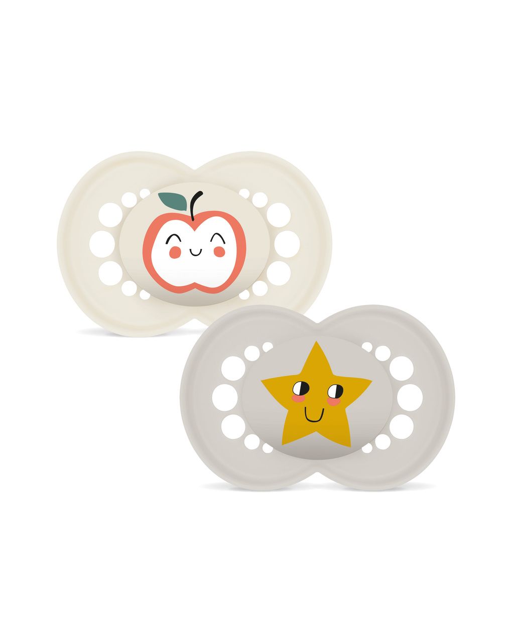 Mam original succhietto 16+ mesi (set da 2), ciuccio mam 16 36 mesi con tettarella ortodontica in caucciù, neutro