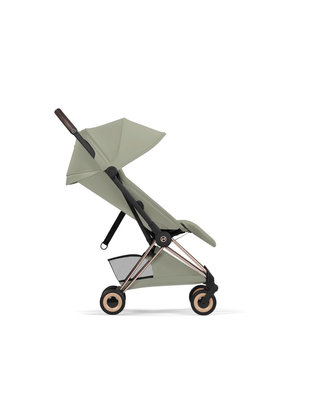 Passeggino coya style collection rosegold  - sage green - cybex platinum