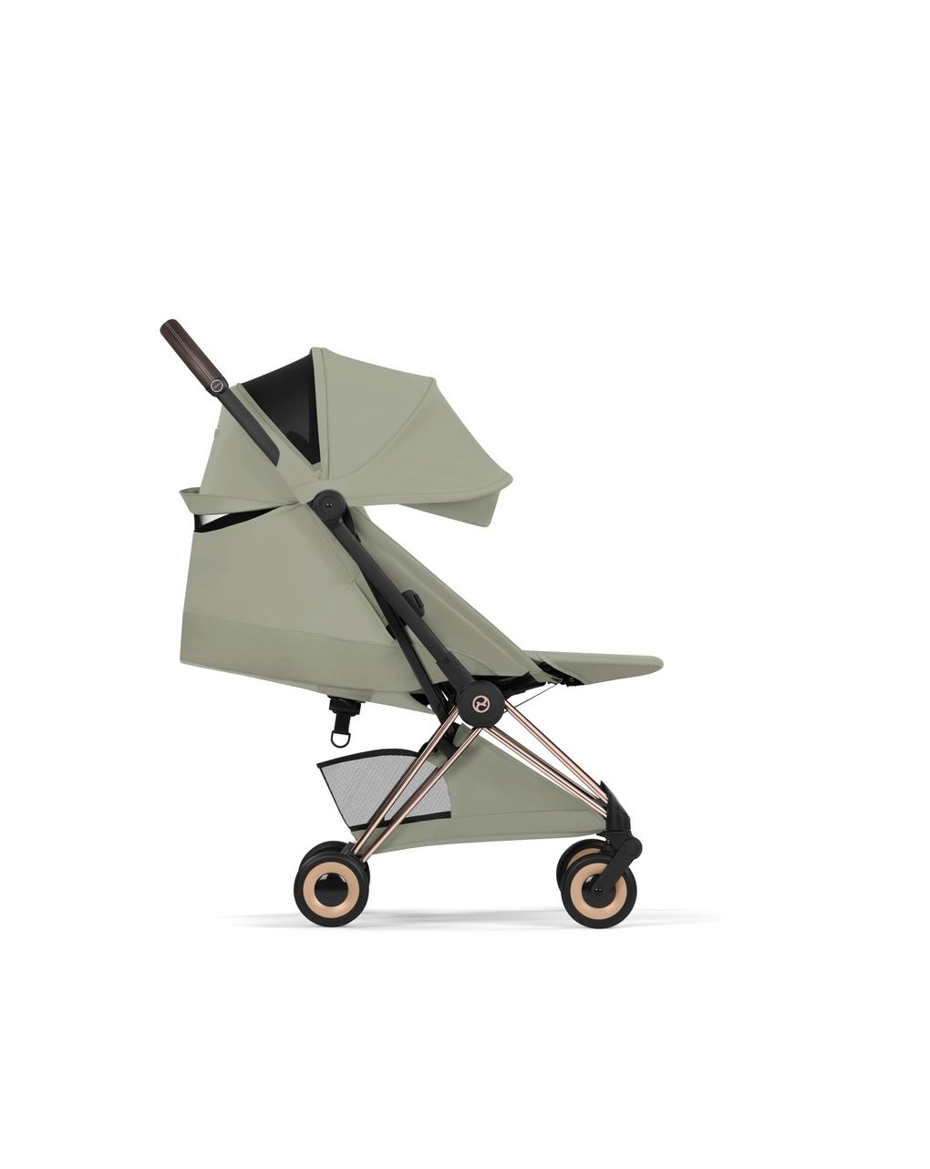 Passeggino coya style collection rosegold  - sage green - cybex platinum